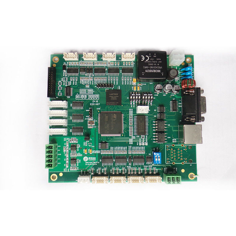 100% E-test Green soldermask pcba board  UL / RoHS certificate electronic pcb assembly