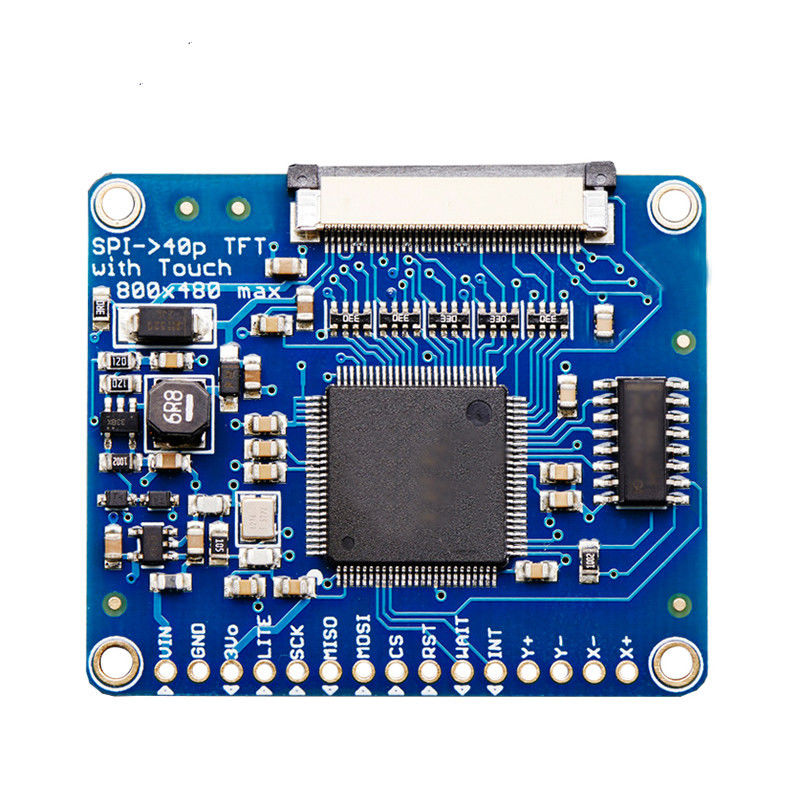 Double sided PCBA Board Electronics Components PCB Assembly Blue soldermask